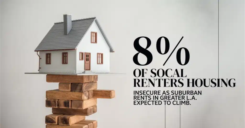8% of SoCal renters housing insecure as suburban rents in greater L.A. expected to climb.