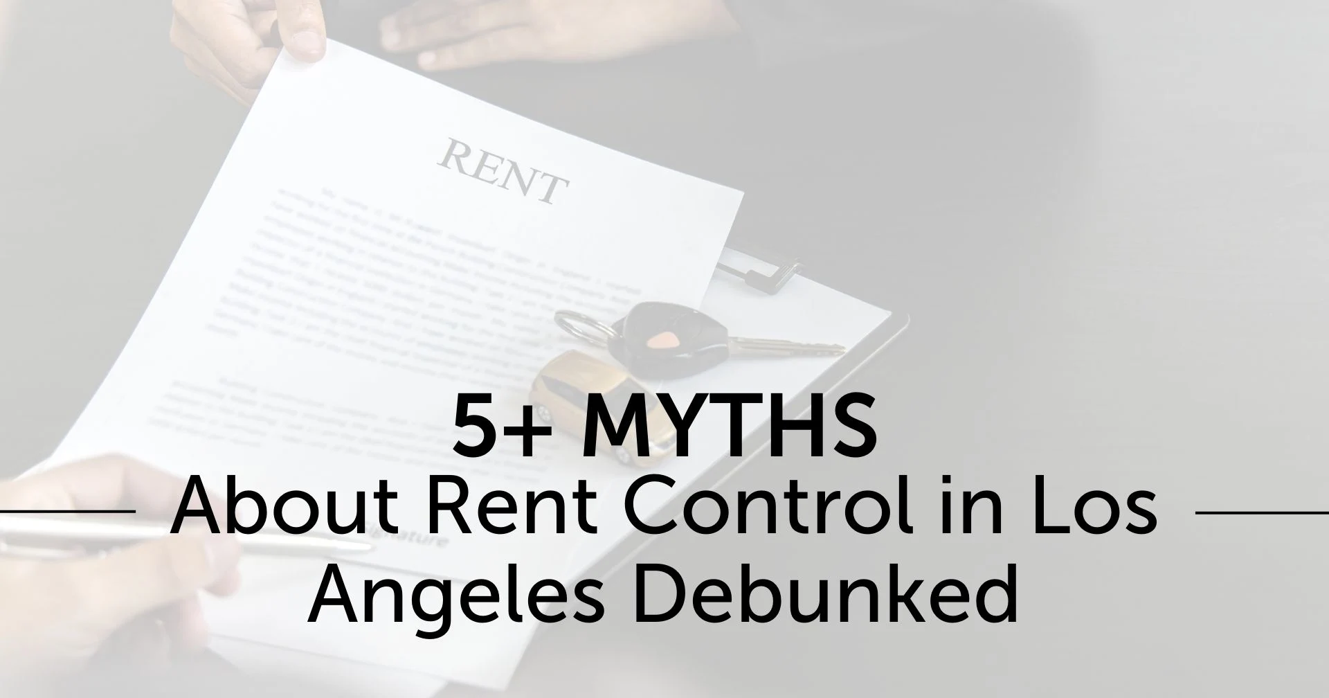 Rent Control in Los Angeles