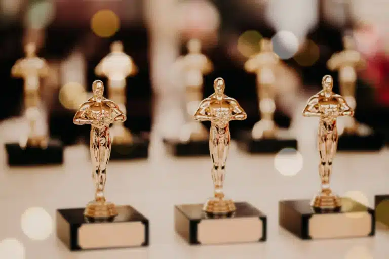 Golden award trophies symbolizing Rahman Popal’s nomination as Best Tenant Rights Lawyer in California 2025, honoring his dedication to tenant advocacy and housing justice.