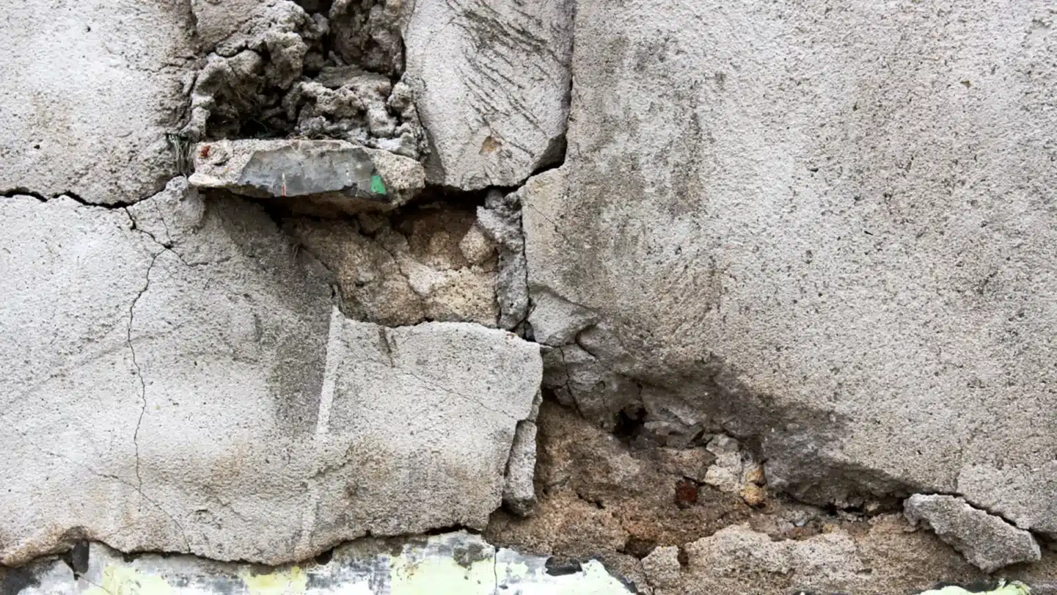 Unsafe rental conditions including mold and crumbling walls illustrating tenant rights for repairs in California